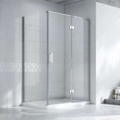 hinge open style glass shower rooms