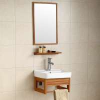 Simple hotel cabinet cheap space aluminium bathroom cabinet