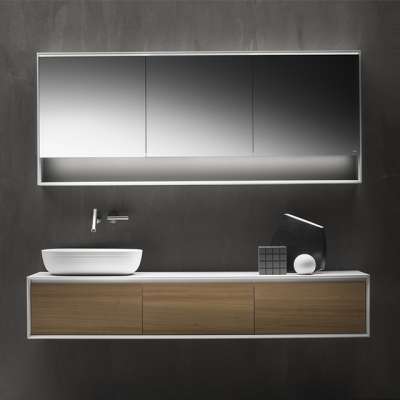 wall bathroom mirror cabinet with light luxury cabinet with sink bathroom manufacturer