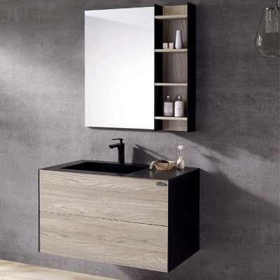 600mm Bathroom Cabinet Designs with White Color Luxury style carcass and basin included Use in Toilet or Hotel