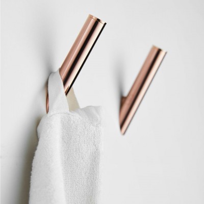 high quality rose gold color toilet paper holder towel ring bathroom accessories set