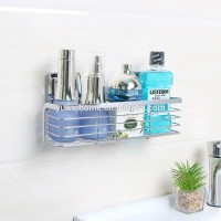 Stainless steel hanging mesh shower caddy shampoo holder bathroom rack shelf